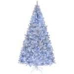 ZUN 7 FT Pre-lit Artificial Christmas Tree, Hinged Xmas Pine Tree with 1250 Branch Tips, 450 Lights and 10786278