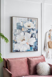 32.5" x 40" Large Rectangle Framed Wall Art Flower Canvas Print, Home Decor for Living Room Kitchen W2078130295
