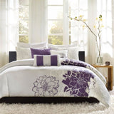 Full/Queen 6 Piece Printed Duvet Cover Set B03597307