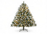 6ft Full Artificial Christmas Tree with Hinged Branches 87884223