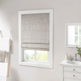 Basketweave Room Darkening Cordless Roman Shade B035129721