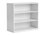 3-Shelf Bookcase with Adjustable Shelves, White 46195174
