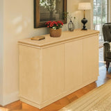 Classic Wooden Sideboard with Beaded Trim Elegant Storage Cabinet for Dining or Living Room W3137P270198