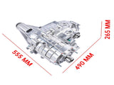 263XHD Transfer Case Assembly Fits for Duramax 6.6L Diesel 8.1L Gas V8 Engine Aluminum Rear Case 4WD 93890582