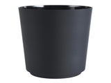Soft Touch Ribbed Plastic 1.98 Gallon Black Trash Can 58706538