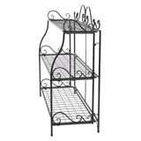 Paint With Lace Three-Tier Plant Stand Black 26856856