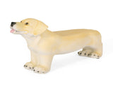 MGO DOG BENCH, Outdoor Bench, Light Brown, No Assembly Required 84420456