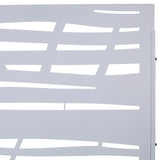 Outdoor & Indoor Privacy Metal Privacy 76" H48" W, Freestanding Decorative Privacy W465P193227