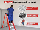 Fiberglass Ladder, 500 lb Load Capacity W2717P312090