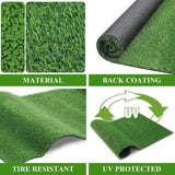 ZUN Artificial turf, professional dog mat large turf outdoor carpet terrace pet lawn, artificial carpet 01340933