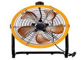 US Standard MLD-400 Barrel Fan 110V 192W 16inch Floor Barrel Fan Mobile Fan with Handle Copper Motor 88372561