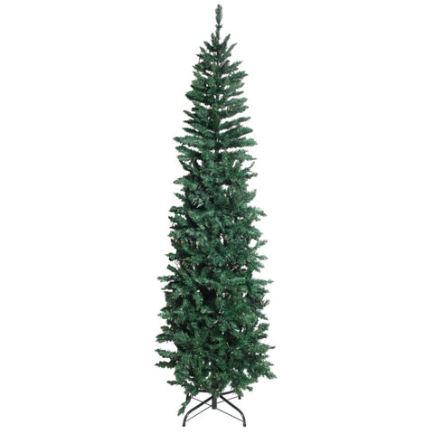 6.5ft Flocking Tied Light Christmas Tree 20650791