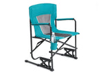 Outdoor Freestyle Rocker Camping Chair Portable Folding Rocking Chair with Solid, Durable Armrests, W640P224439