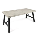 ZUN BETTINA DINING TABLE 56701.00LGBLK