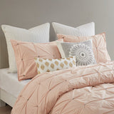 ZUN 3 Piece Elastic Embroidered Cotton Duvet Cover Set B03596463