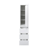 Kitchen Pantry Storage Cabinet,Food Pantry Cabinet with Doors ,shelves and drawers W331P295446