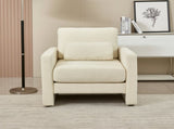 Modern Accent Chair, Chenille Upholstery Armchair - Modern Style, Solid Wood Frame - Ideal for W1765P172322
