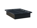 Modern Style Heavy Duty Full Size Platform Bed Frame made with Metal and 16 Inch height in Black B009P207836