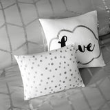King/Cal King Metallic Printed Duvet Cover Set B03596037