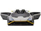 Lamborghini Huracan Sto 24V Kids Electric Ride-On Drift Car Speeds 1.86-5.59 MPH, Ages 3-8, Foam W1578P210768
