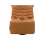 Talmon Orange Synthenic Leather Glider Recliner with Swivel B2726P245872