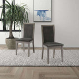 Dining Chairs Set of 2 Wood Dining Room Chair with MDF sponge Back, Kitchen Room Chair Side Chair, W876126495