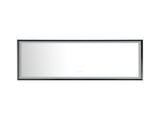 88 x8 Inch LED Bathroom Mirror with Aluminum Frame, Wall Mounted Vanity Mirror, Anti-Fog, Memory, W2287P279044