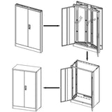 ZUN Metal Storage Cabinet with Locking Doors and Adjustable Shelf, Filing Storage Cabinet , 00968066