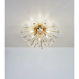 Gold Flush Mount Ceiling Light W2738P314593