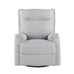 ZUN 360 Degree Swivel Upholstered Manual Recliner Chair Theater Recliner Sofa Nursery Glider Rocker for WF315988AAE