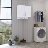 Wall Storage Cabinet Alikuri, Four Cabinets, White Finish B092123122