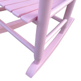 ZUN Children's rocking light pink chair- Indoor or Outdoor -Suitable for kids-Durable 98976983