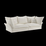 90.55" Modern Comfy Upholstered Sofa Cloud Couch, Deep Seat Couches with Multiple Large Soft W1885P234640