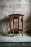 Aberta Walnut Finish Accent Table B2726P281894