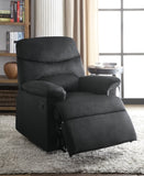 Black Recliner with Pillow Top Arm B062P215434