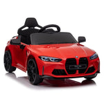 ZUN BMW M4 12v Kids ride on toy car 2.4G W/Parents Remote Control,Three speed adjustable,Power display, W1396128706