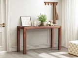 46 inch Pinewood Table, Console Table Entrance Table, Narrow Sofa Table for Living Room 02179294