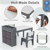 3 Years Kids Art Table & Chairs Set,Kids Activity Table1 Table 2 Chairs 31224700