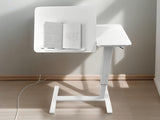 Overbed Bedside Desk, Mobile Rolling Laptop Stand Tilting Overbed Table with Wheels, Height W2641P269198