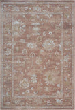 Eno Elmina Rust, Beige, Ivory, and Green Viscose Area Rug B055P315644