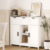 ZUN Storage Cabinets,Wooden Floor Cabinet,with Drawers and Shelves Storage Cabinets,Accent Cabinet for 32653137