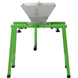7L Manual Juicer Grinder with stand,Portable Fruit crusher with wheel Stainless Steel fruit Scratter 07289748