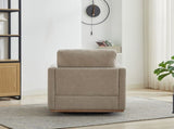 30.7"W Square Upholstered Swivel Accent Chair and Comfy Accent Single Sofa 360 Degree Club W3188P280021