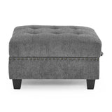 Ottoman Sofa for Modular Sectional,Grey Chenille W487125887