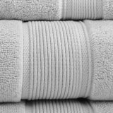 ZUN 100% Cotton 8 Piece Antimicrobial Towel Set B03599312