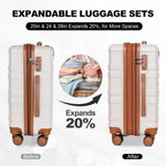 ZUN luggage sets 3 piece,carry-on luggage with wheels,check in luggage,28/24/20 inch luggage,tsa W2880P208383