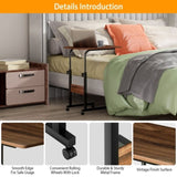 C Side Table Laptop Table Small Slim Snack Side Table for Couch Bed Sofa for Small Spaces Living 30143670