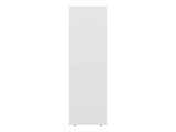 Kotlik 1 Door Wardrobe 67" H with Vertical Storage and Four Shelves, White B097P480460