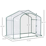ZUN Mini Walk-in Greenhouse （Prohibited by WalMart） 58944988