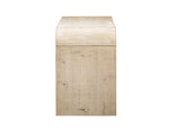 U_Style Versatile console table with Woven Wood Slats and Solid Wood Veneer,Suitable for Entryway, N711P269058O